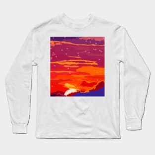 Glorious Sunset Scenery Long Sleeve T-Shirt